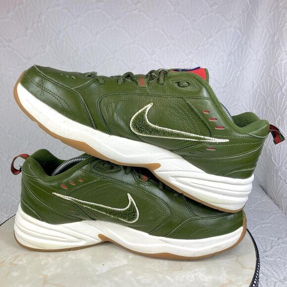 Nike Air Monarch IV Weekend Campout Sneakers Mens 11 Green Athletic Shoes Rare - Picture 10 of 14
